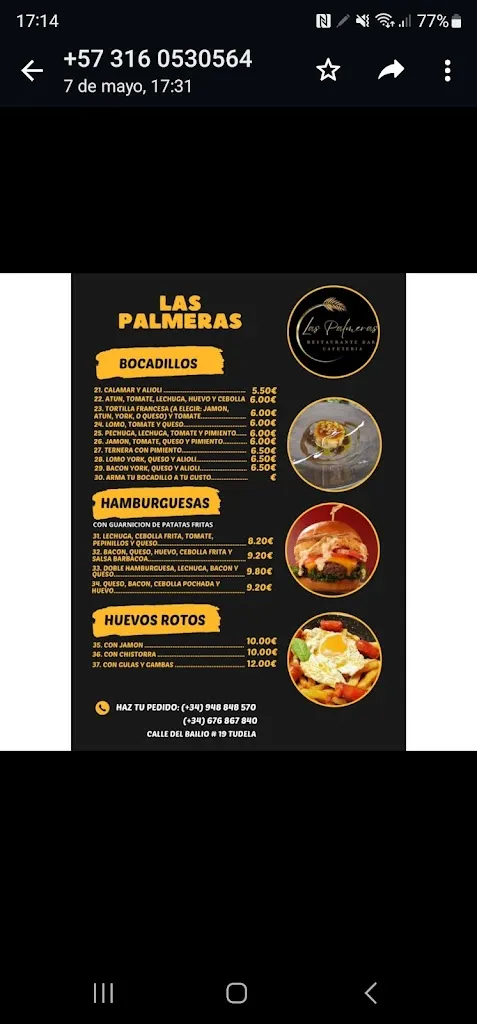 Menu_Restaurante Las Palmeras_Tudela_image_2