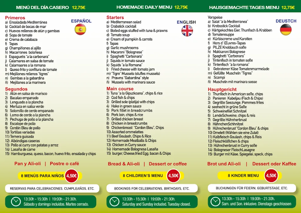 Menu_Restaurante Garden_San Fulgencio_image_1