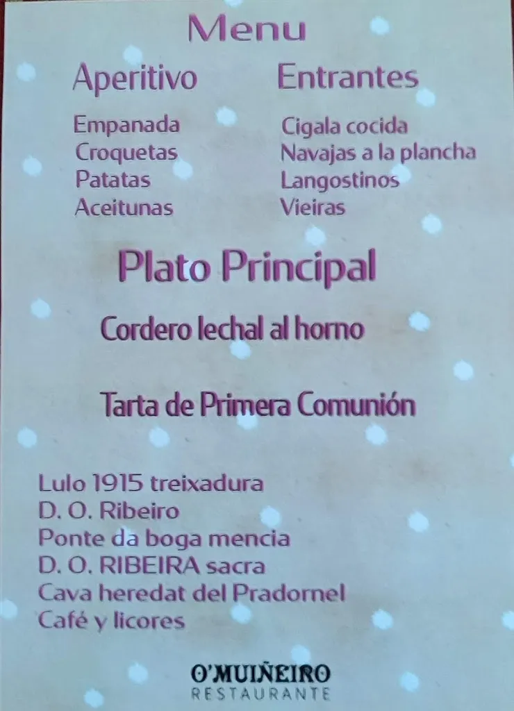 Menu_Restaurante O'Muiñeiro_Barbadás_image_1