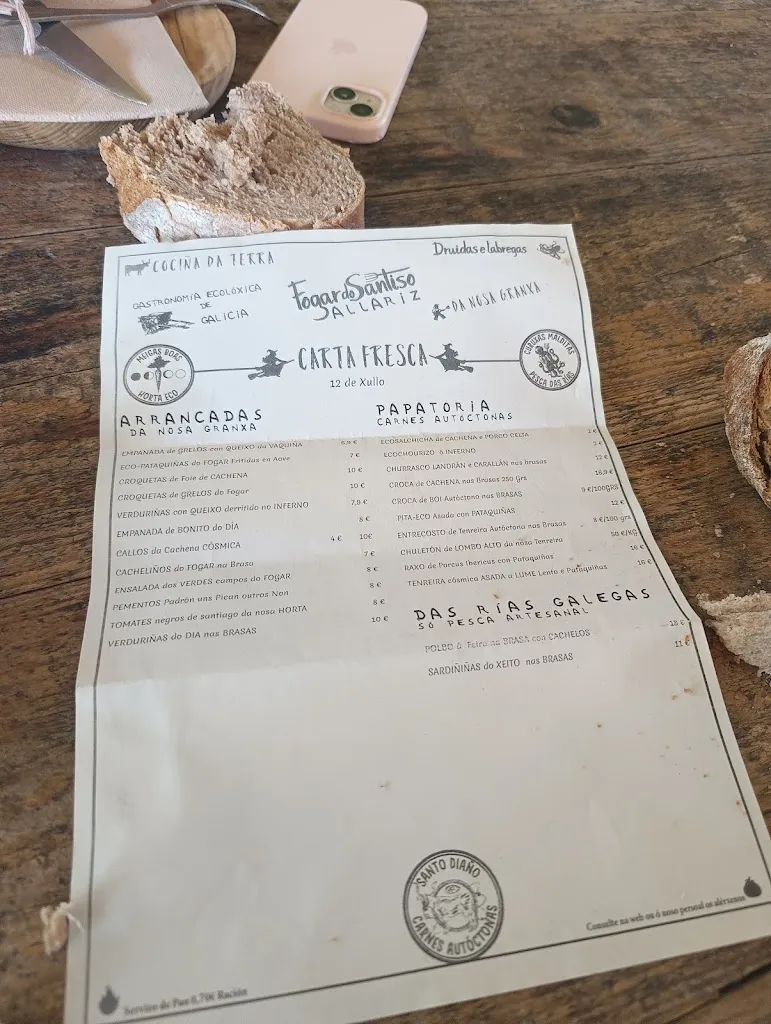 Menu_Fogar do Santiso Allariz - Restaurante Museo_Allariz_image_3