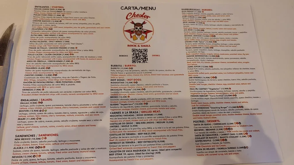Menu_Chester Rock & Grill_San Fulgencio_image_3