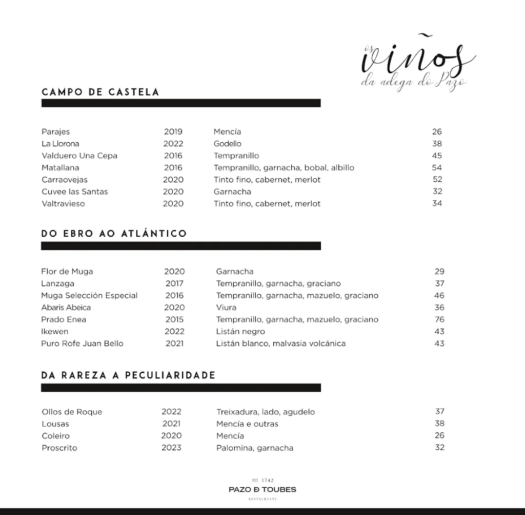 Menu_Restaurante Bodega Pazo de Toubes_Boborás_image_2