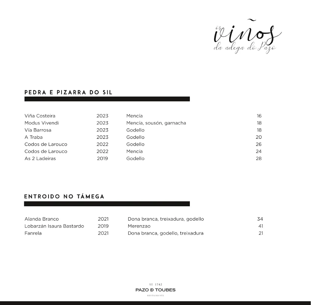 Menu_Restaurante Bodega Pazo de Toubes_Boborás_image_4