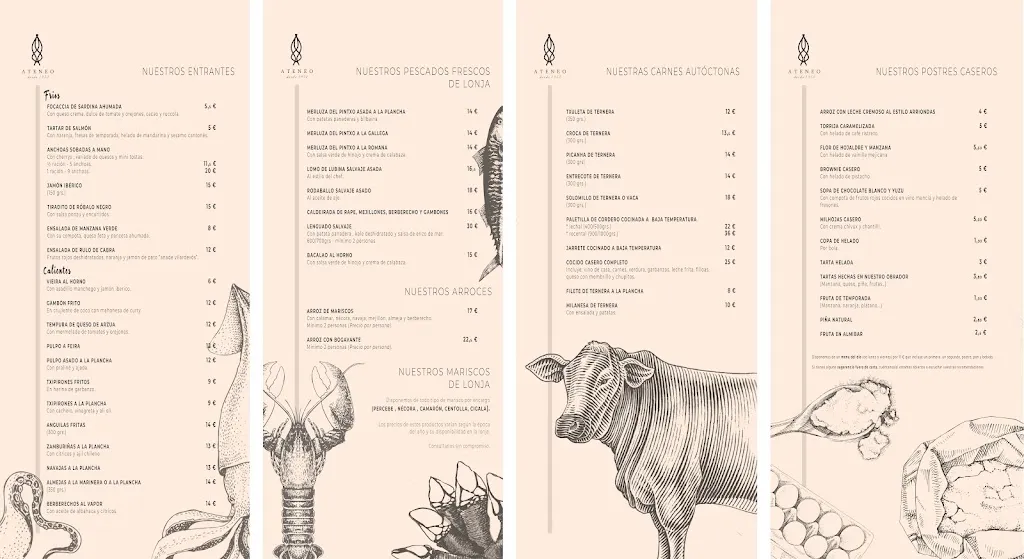 Menu_Restaurante Hostal Ateneo S.l._Boborás_image_1