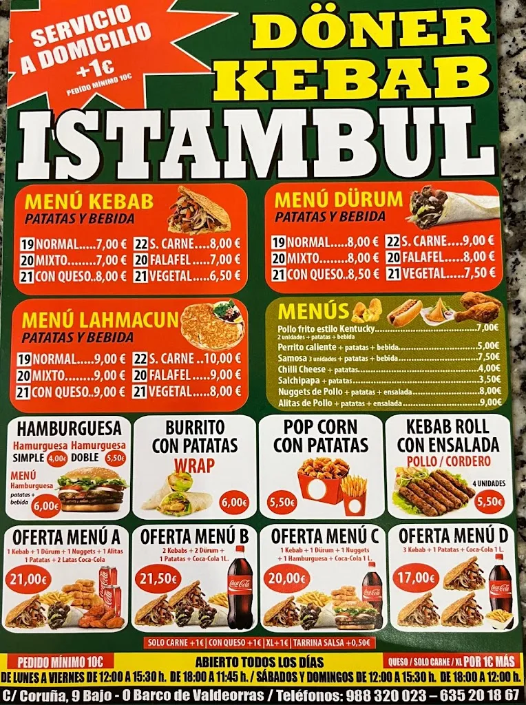 Menu_Kebab ISTAMBUL_Barco de Valdeorras O_image_2