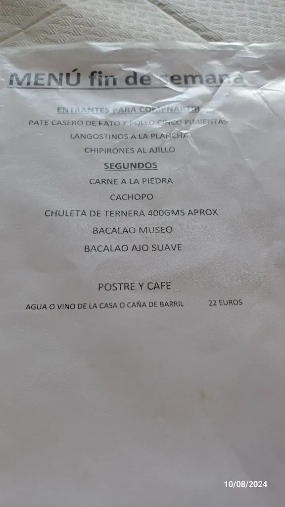 Menu_Restaurante Mesón Museo_Carballeda de Valdeorras_image_1