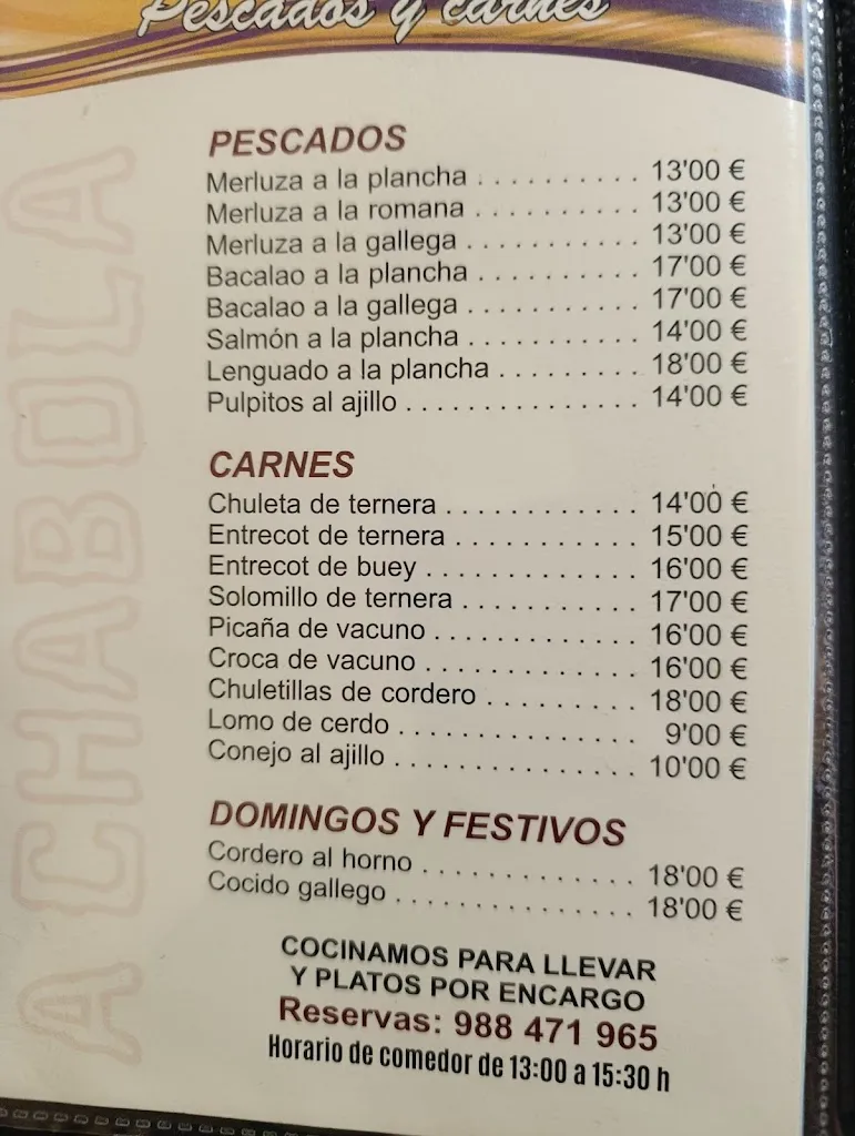 Menu_Restaurante A Chabola_Castrelo de Miño_image_1