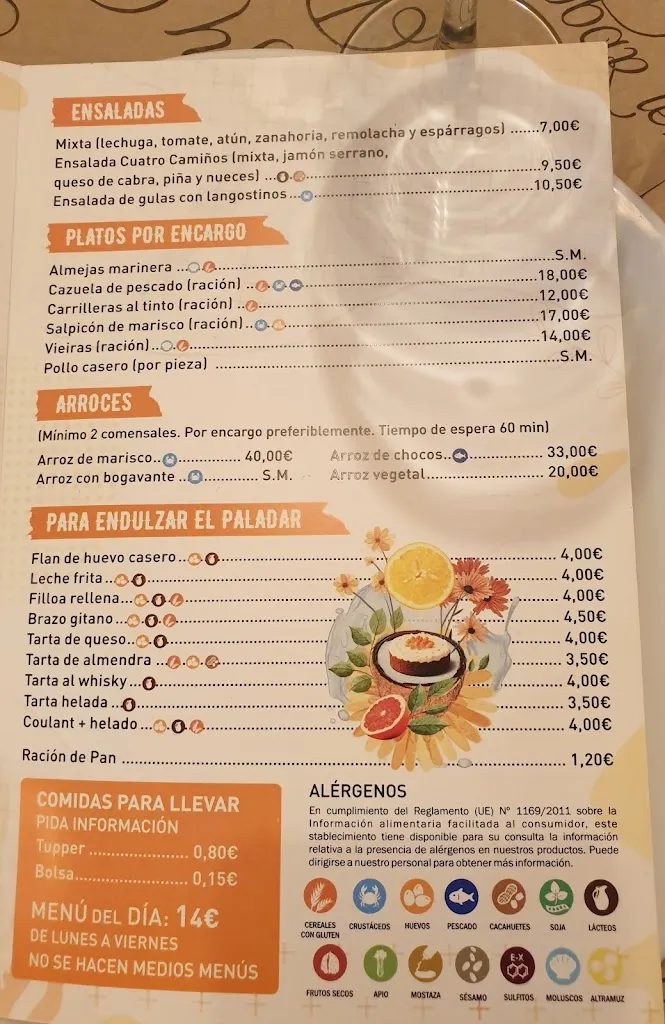 Menu_Restaurante Catro Camiños_Castrelo de Miño_image_2