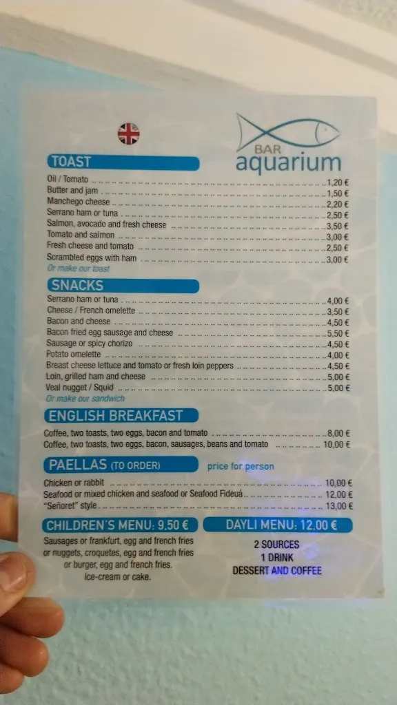 Menu_AQUARIUM_San Fulgencio_image_2