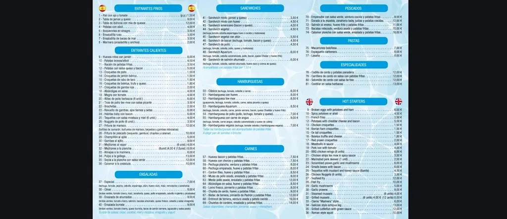Menu_AQUARIUM_San Fulgencio_image_3