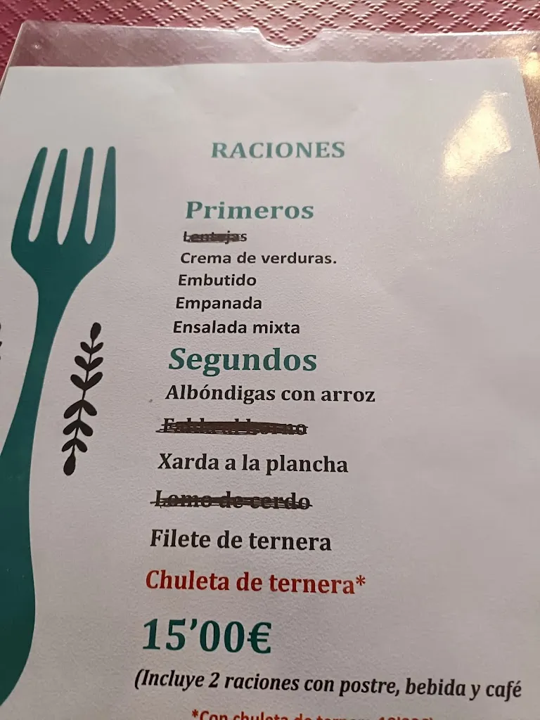 Menu_Meson Os Carballos._Castro Caldelas_image_1