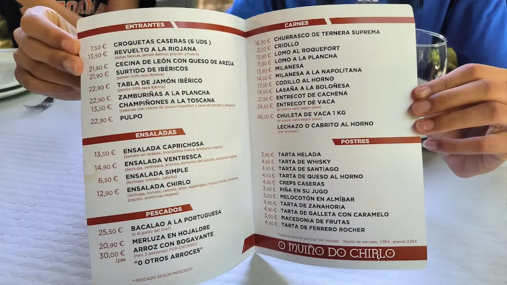 Menu_O Muiño do Chirlo_Celanova_immagine_2