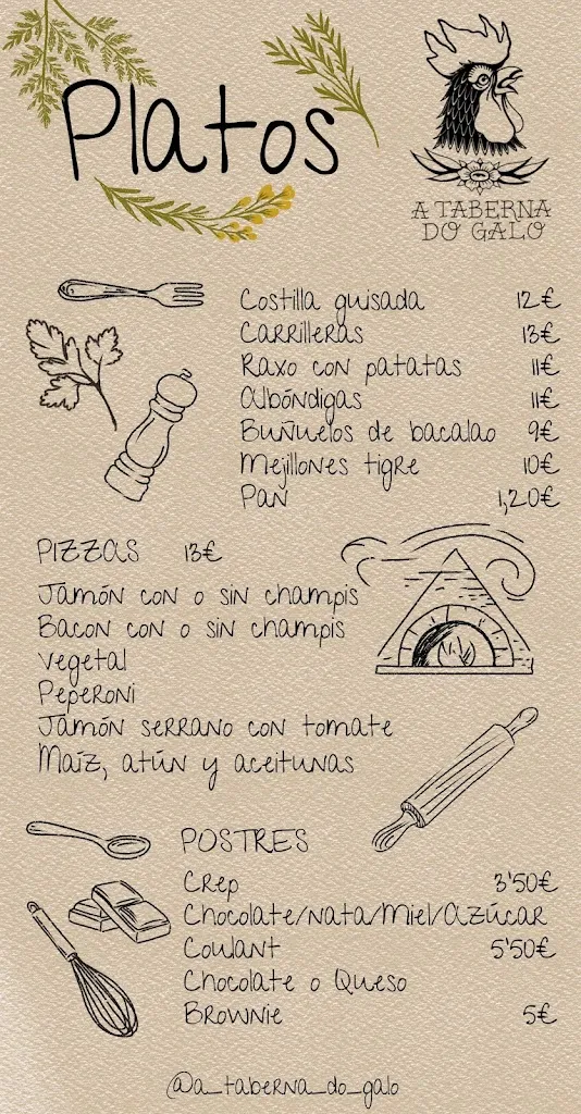 Menu_A Taberna do Galo_Celanova_image_1