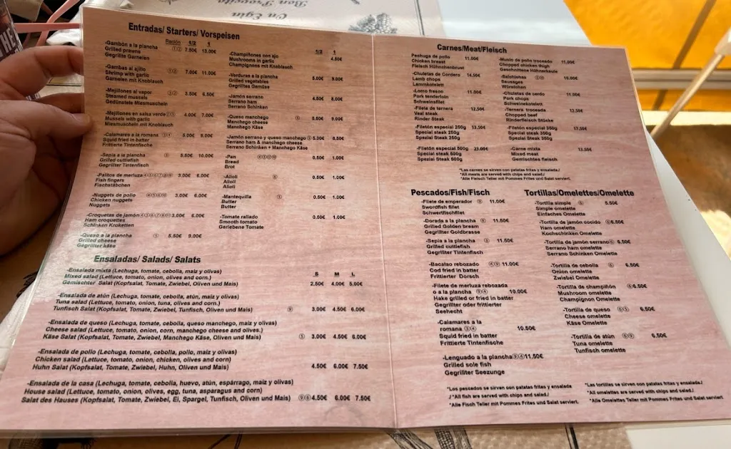 Menu_Bar Ramón_San Fulgencio_image_1