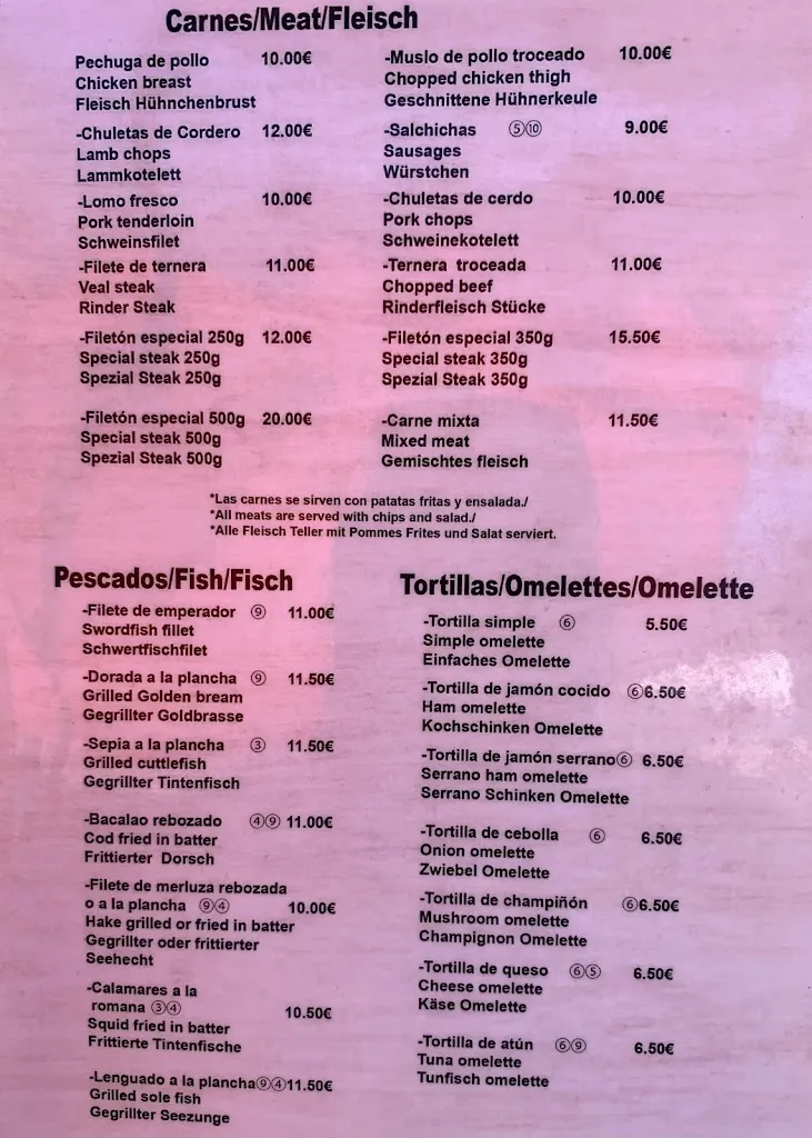 Menu_Bar Ramón_San Fulgencio_image_2