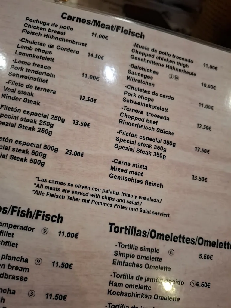 Menu_Bar Ramón_San Fulgencio_image_3