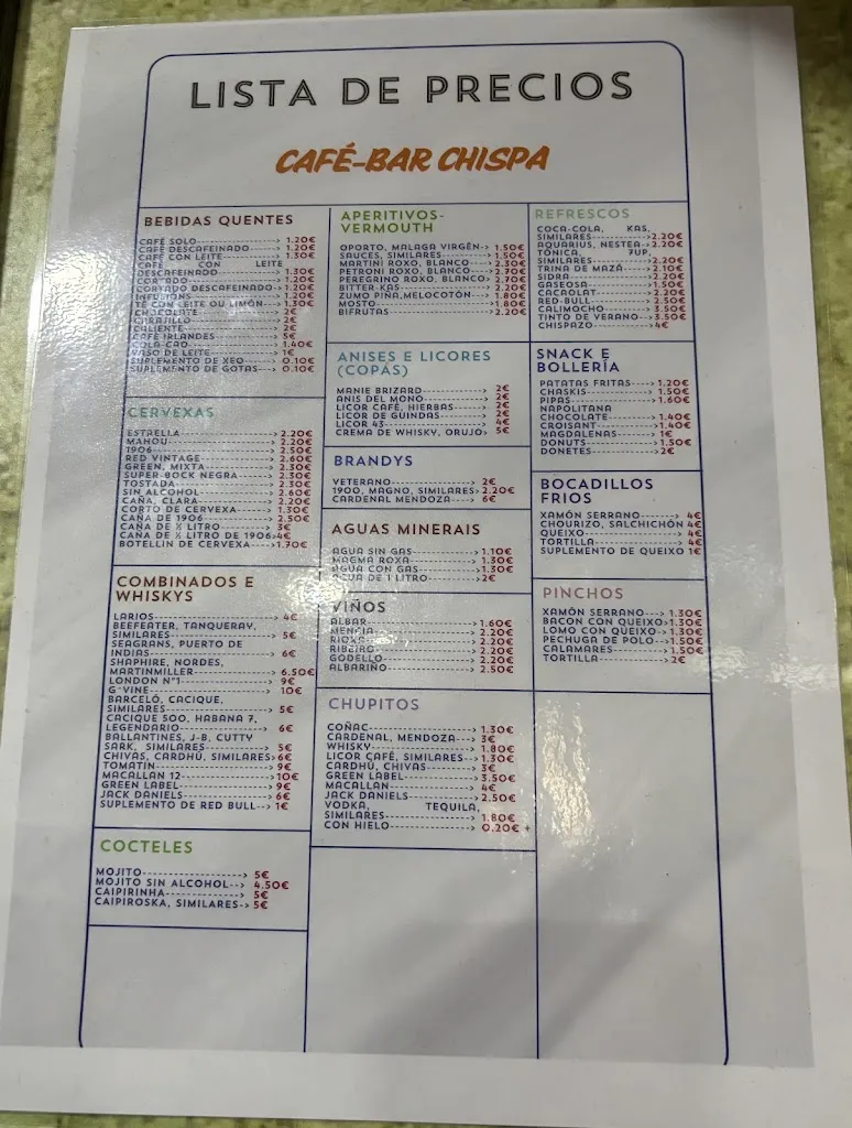 Matilde Camejo_Bar Chispa_Lobios_recensione