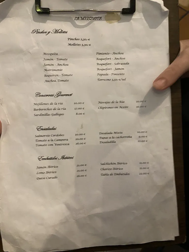 Menu_Taberna La Mezquita_Mezquita A_image_3