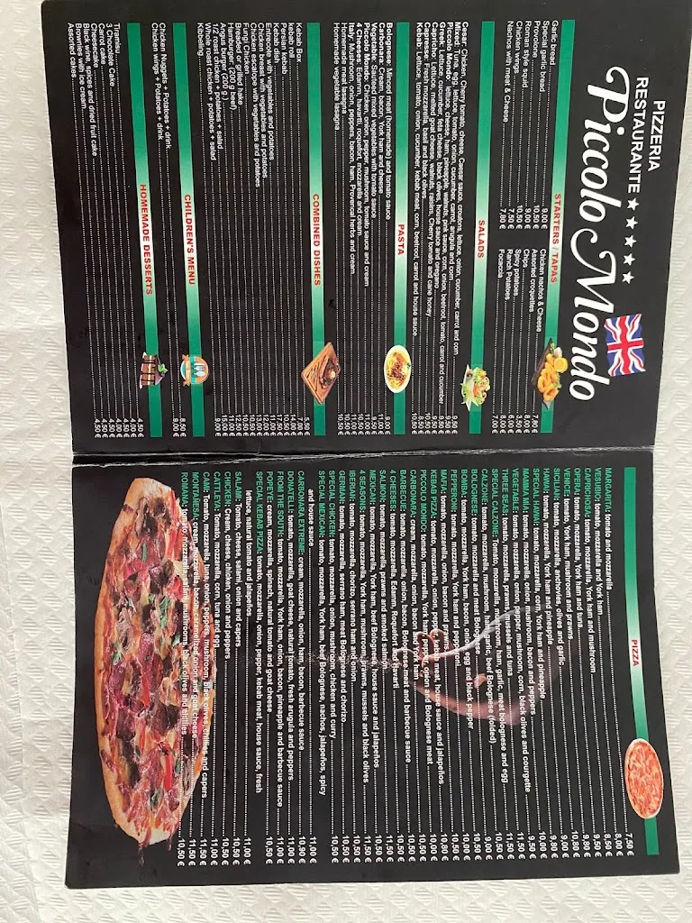 Menu_Piccolo Mondo Restaurante_San Fulgencio_immagine_1