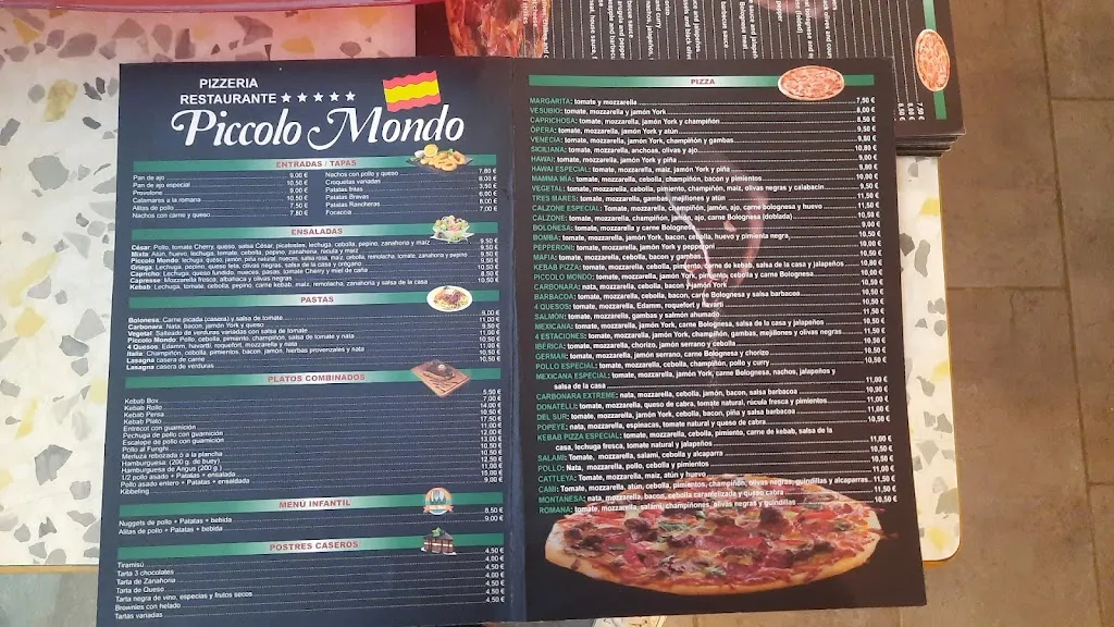 Menu_Piccolo Mondo Restaurante_San Fulgencio_immagine_3