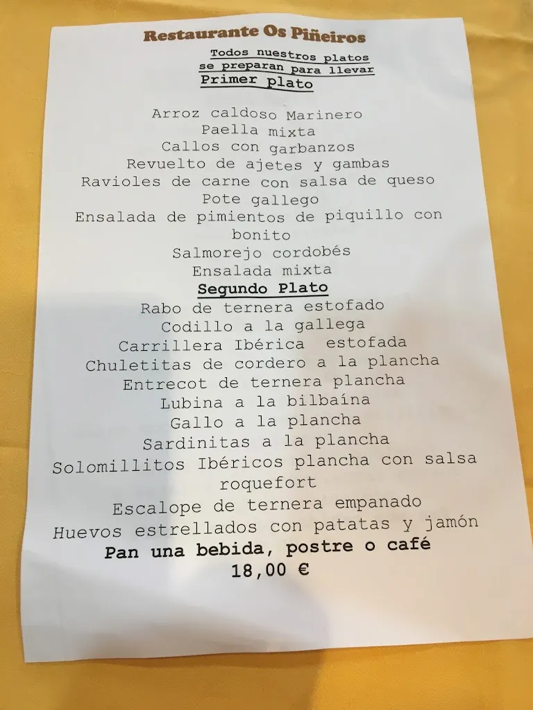 Menu_Restaurante Os Piñeiros_Piñor_image_1