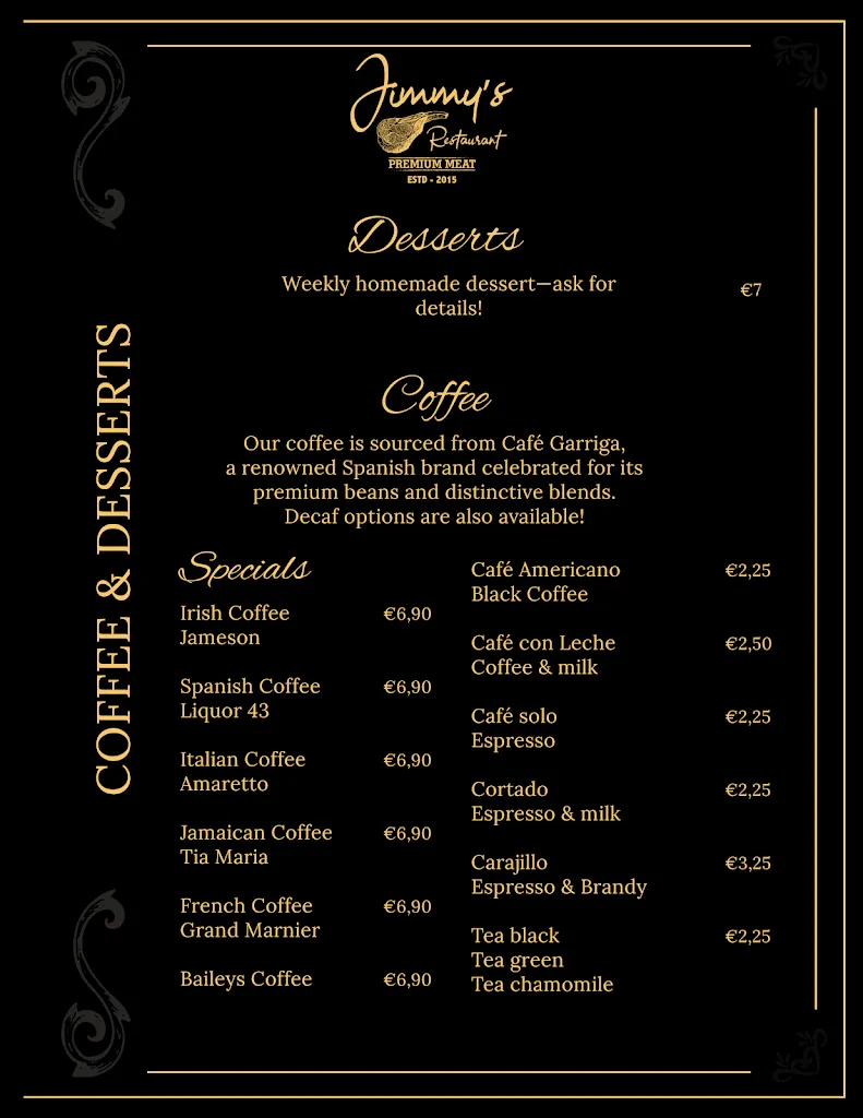 Menu_Jimmy's Restaurant_San Fulgencio_image_1