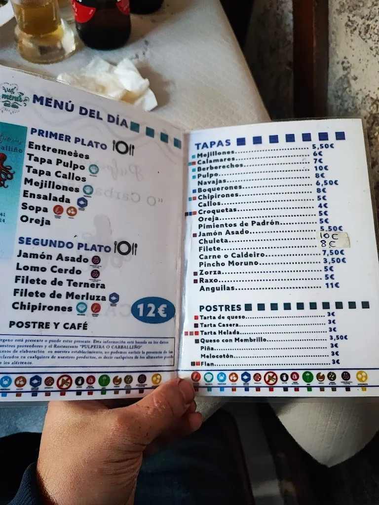 Menu_Restaurante Pulpería Carballiño_Carballiño O_image_1
