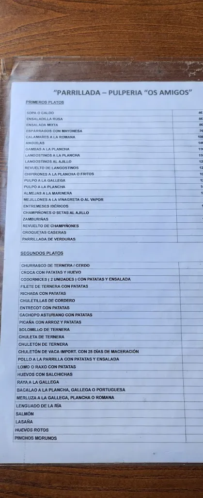 Menu_Parrillada Os Amigos_Carballiño O_image_1