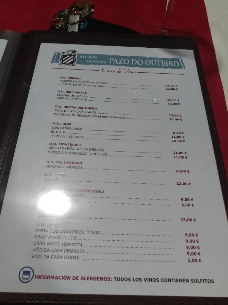 Menu_Mesón Pazo De Outeiro_Carballiño O_image_1