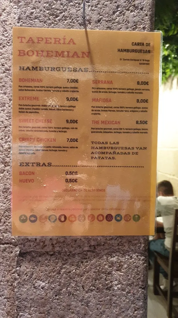 Menu_Taperia Bohemian_Carballiño O_image_2