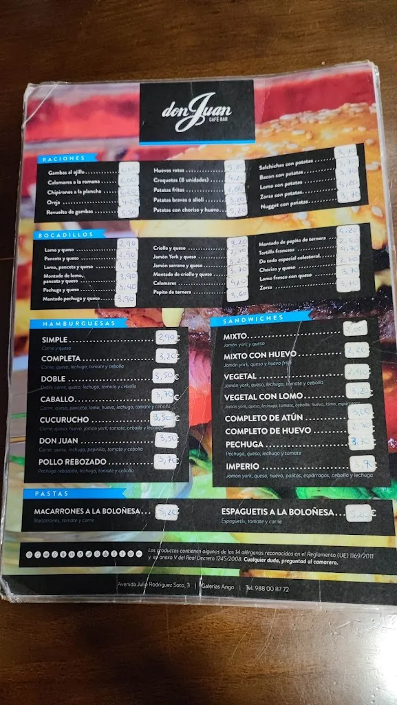 Menu_Bar Don Juan_Carballiño O_image_2