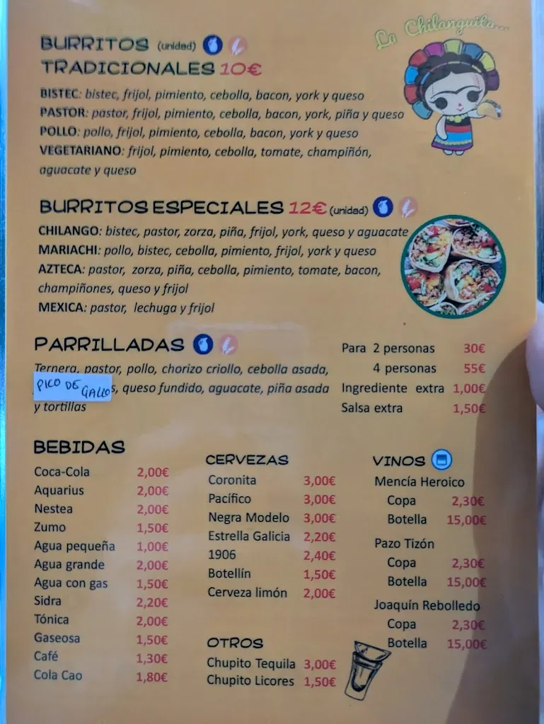 Menu_Taquería La Chilanguita_Carballiño O_image_4
