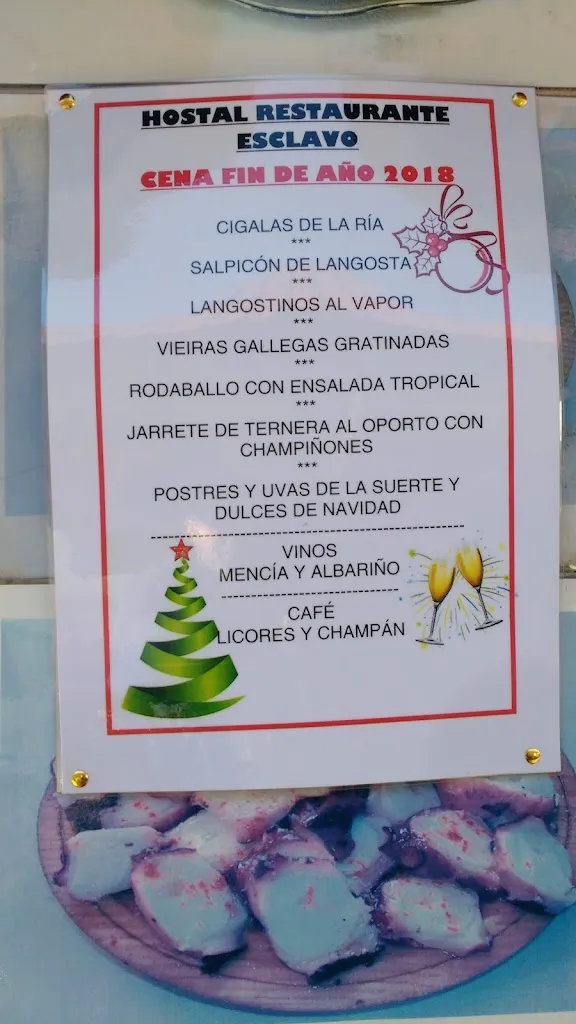 Menu_Hostal Restaurante Esclavo Bodas Banquetes_Carballiño O_immagine_1