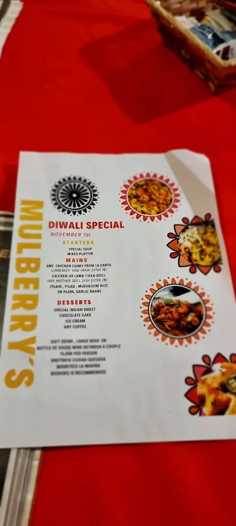 Menu_Mulberry's II_San Fulgencio_image_1