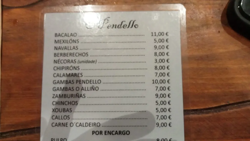 Menu_Tapería O Pendello_Carballiño O_image_1