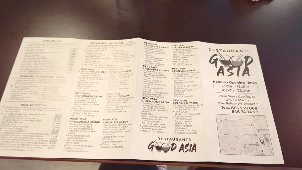 Menü_Restaurante Good Asia_San Fulgencio_Bild_3