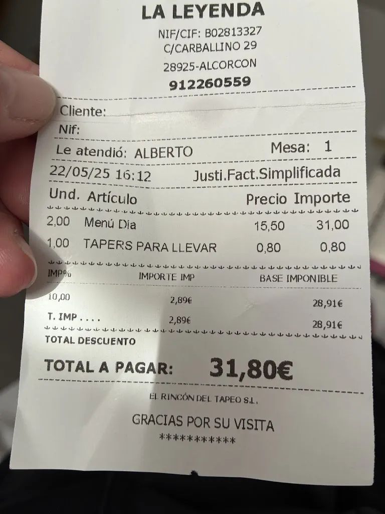 Ruth C._La Leyenda_Carballiño O_review