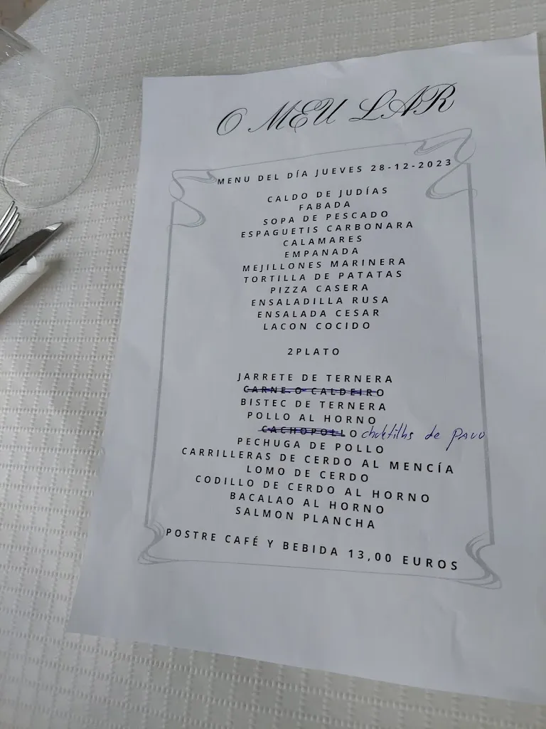 Menu_Restaurante O Meu Lar_Sandiás_image_1