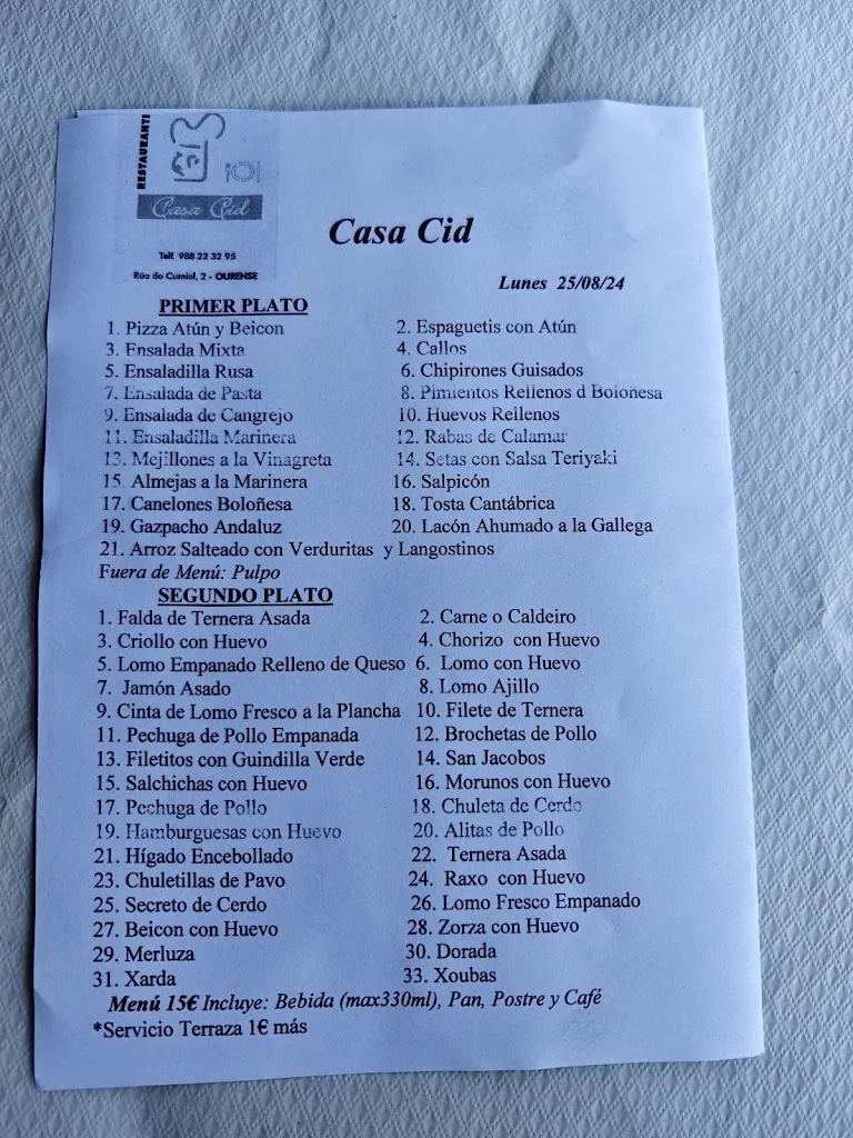 Menu_Restaurante Casa Cid_San Cibrao das Viñas_immagine_3