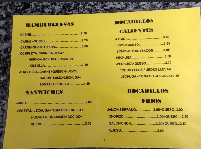 Menu_O REFUGIO_San Cristovo de Cea_image_1