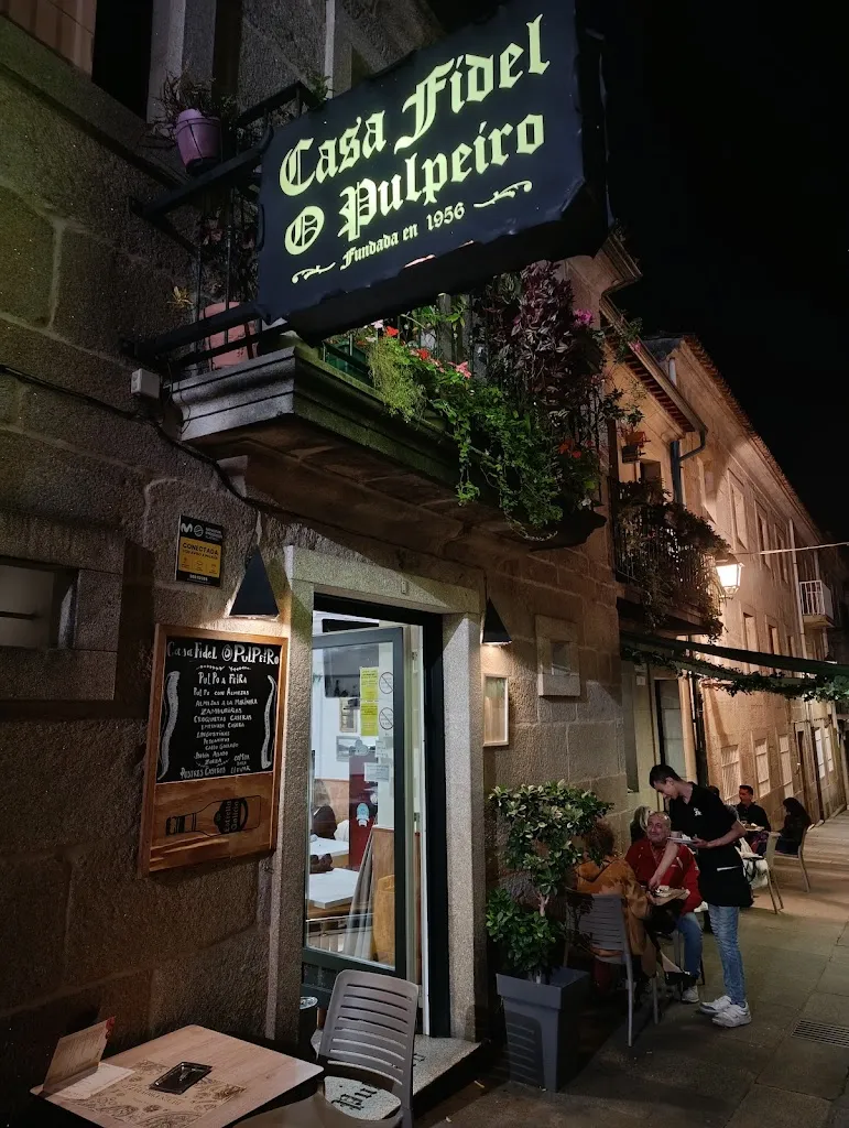 Casa Fidel O'Pulpeiro restaurant in Pontedeva