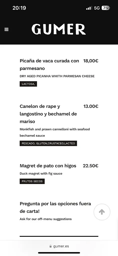 Menu_Gumer - Restaurante Pontevedra_Pontedeva_image_3