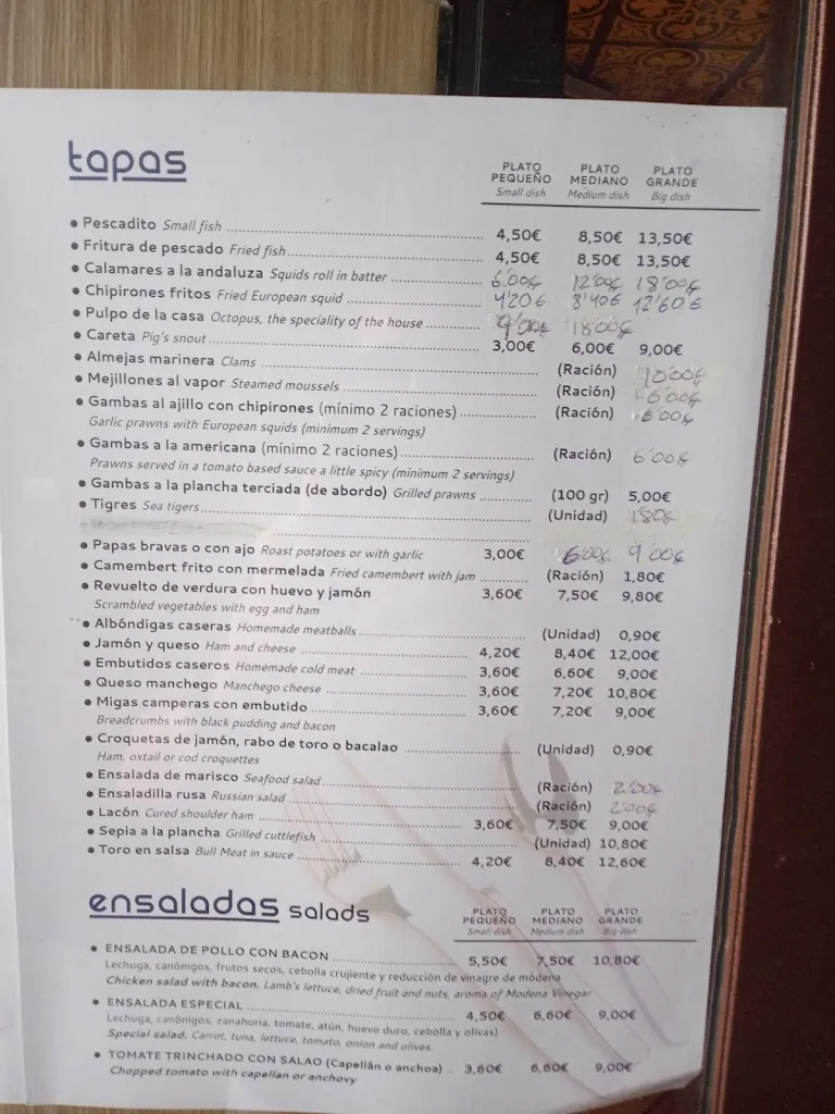 Menu_Restaurante La Paella_San Vicente del Raspeig/Sant Vicent del Raspeig_immagine_2