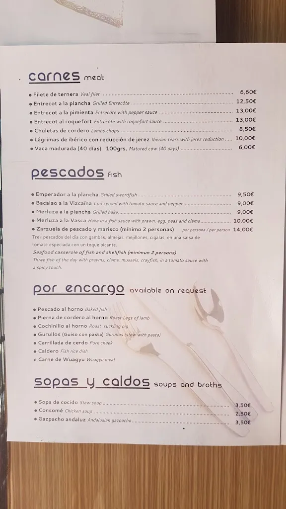Menu_Restaurante La Paella_San Vicente del Raspeig/Sant Vicent del Raspeig_immagine_4