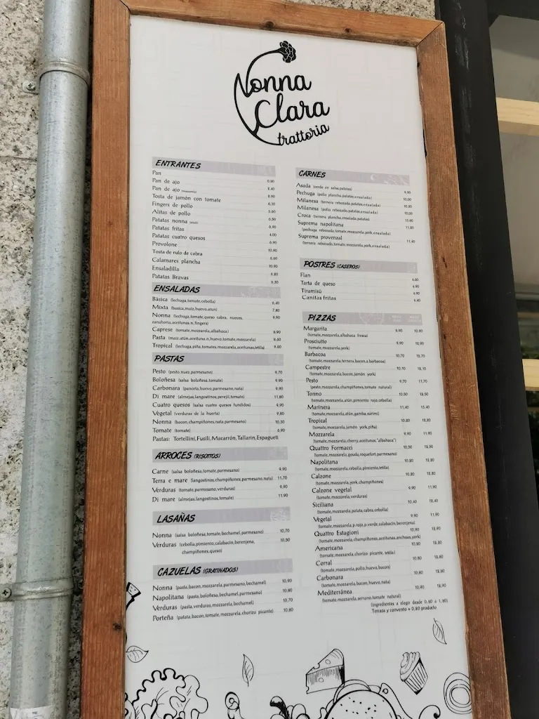 Menu_Pizzería NONNA CLARA trattoria_Pontedeva_image_2