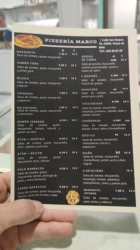 Menu_Pizzería Marco_Viana do Bolo_image_1