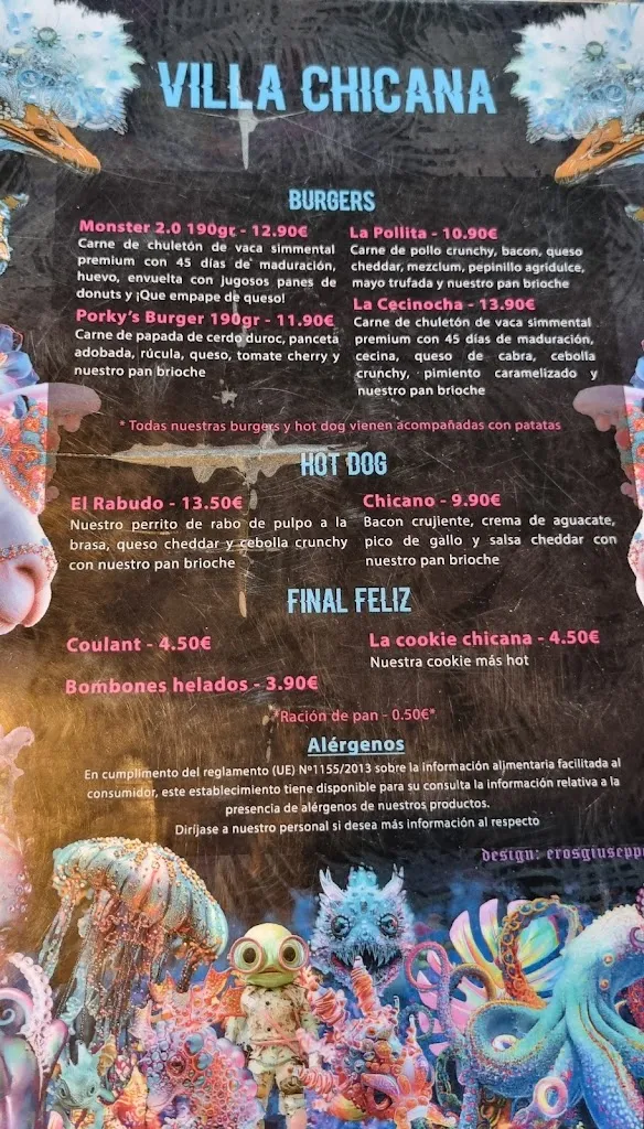 Menu_Villa Chicana_Vilamartín de Valdeorras_image_3