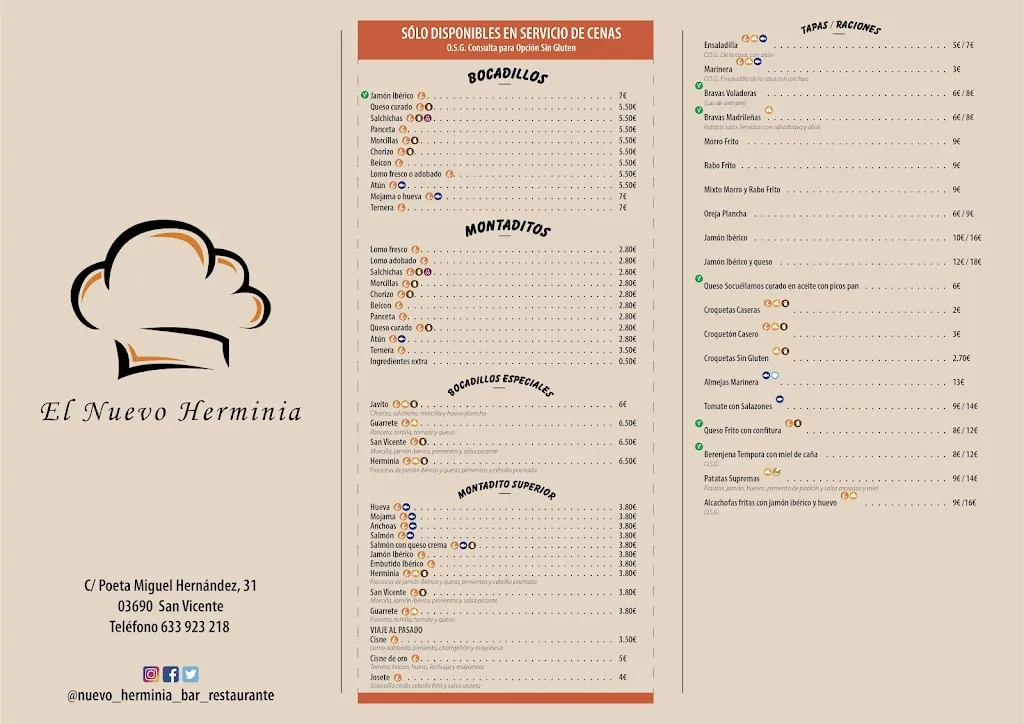 Menu_Restaurante El Nuevo Herminia_San Vicente del Raspeig/Sant Vicent del Raspeig_image_1