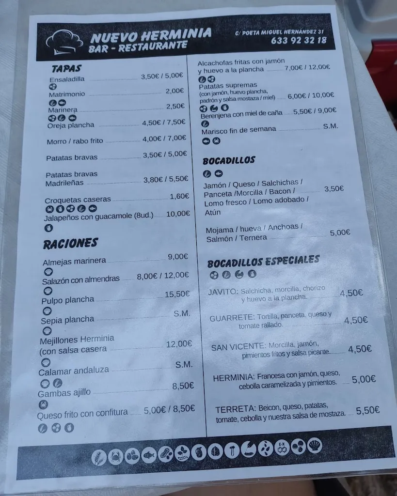Menu_Restaurante El Nuevo Herminia_San Vicente del Raspeig/Sant Vicent del Raspeig_image_4