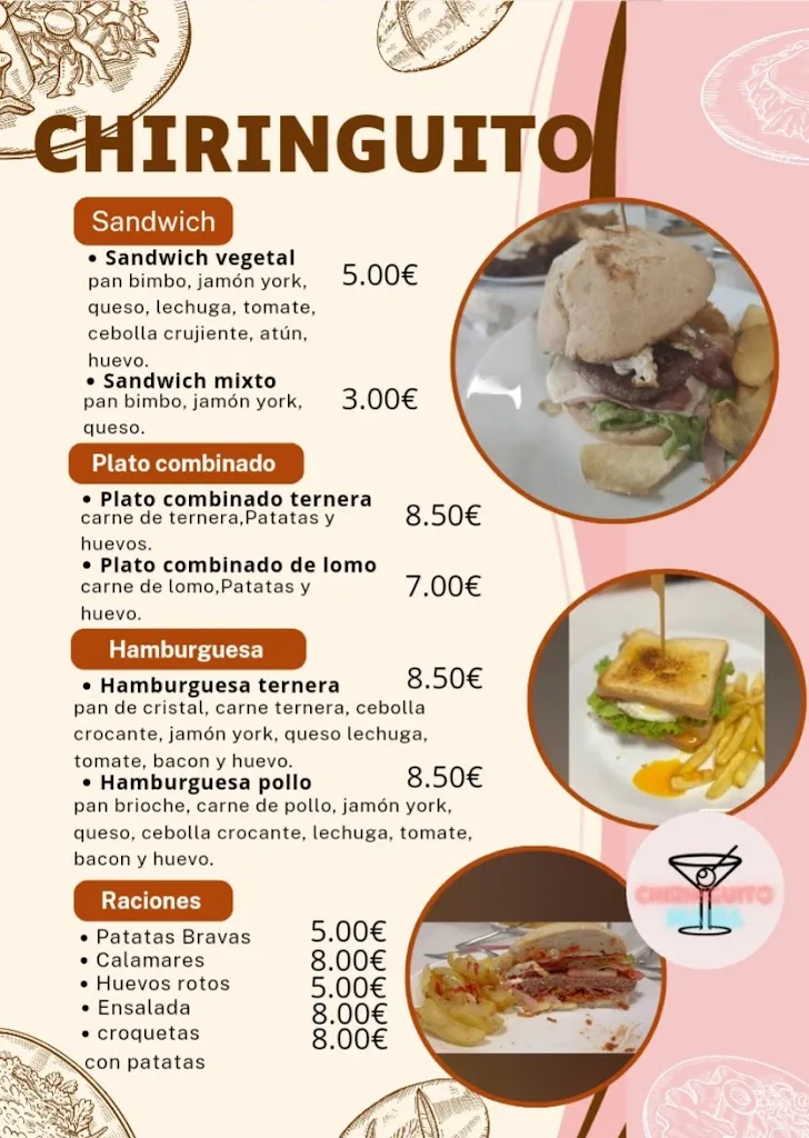 Menu_El Chiringuito de Espinosa de Villagonzalo_Abia de las Torres_image_1